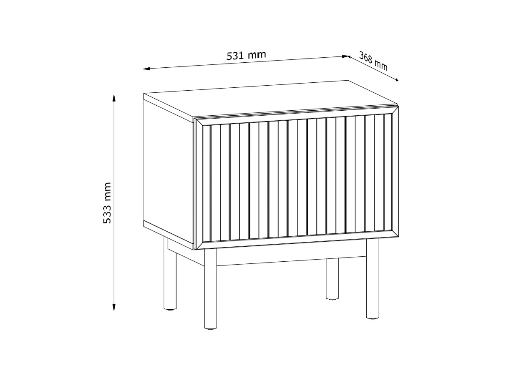 Mesa de cabeceira SAROSI - Image 2