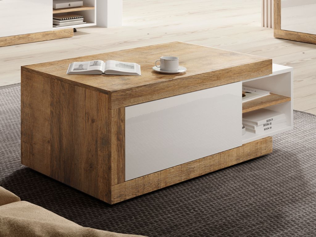 Mesa de centro KERSON - extensível 120-154cm - Image 2