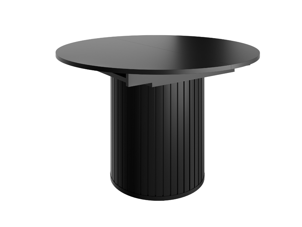 Mesa de jantar ZANE 09 - Preto, extensível 120 a 160cm - Image 2