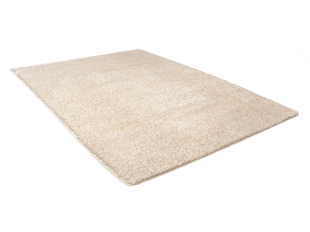 Tapete liso CARACAS 02 - Bege, pelo alto, 115x170cm - Image 3