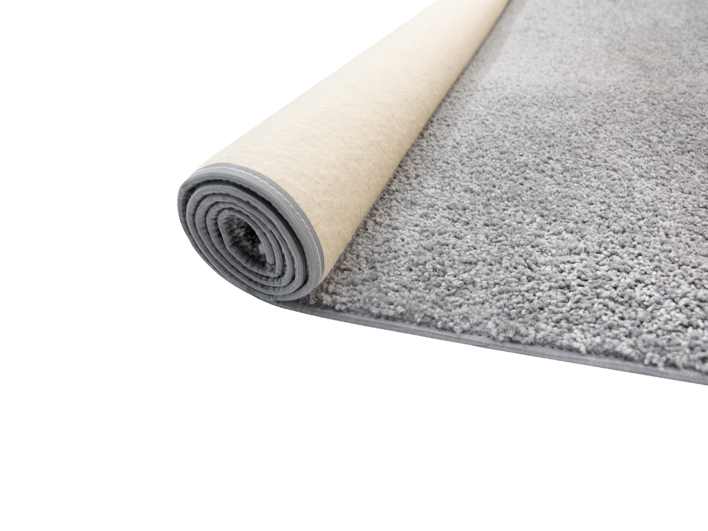 Tapete liso KIND 04 - Cinza claro, pelo baixo, 115x170cm - Image 3