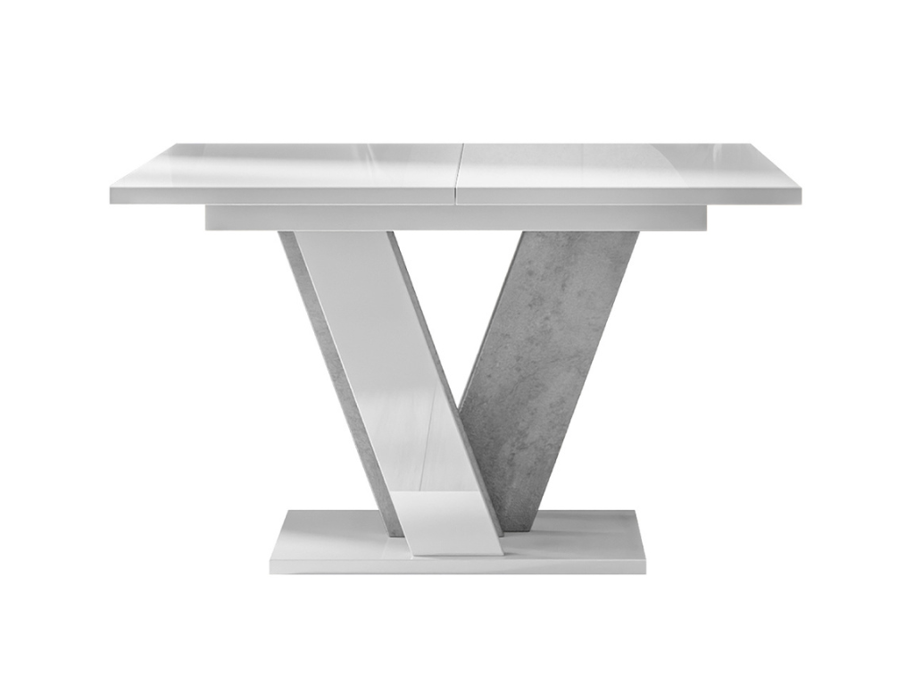 Mesa de jantar TEAR - branco, extensível 120 a 160cm - Image 5