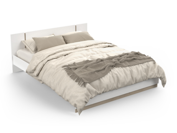 Cama GIBSON 01 - Branco, 140x190/200cm