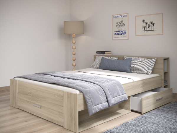 Cama c/arrumação BEDORA 02 - 140x200cm