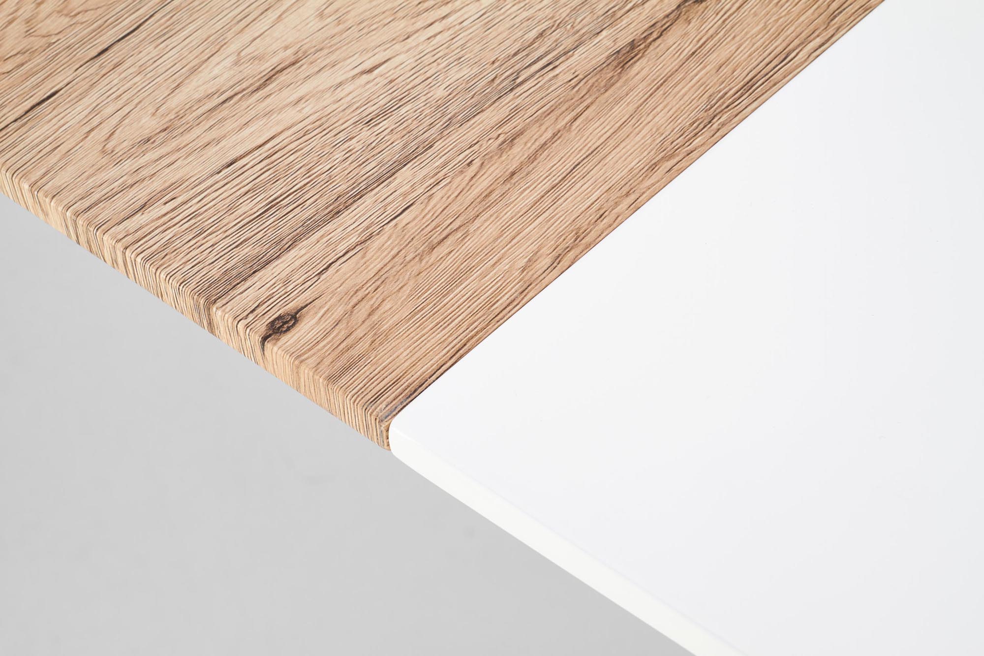 Mesa extensível CALIBER - carvalho san remo / branco, 160-200cm - Image 5