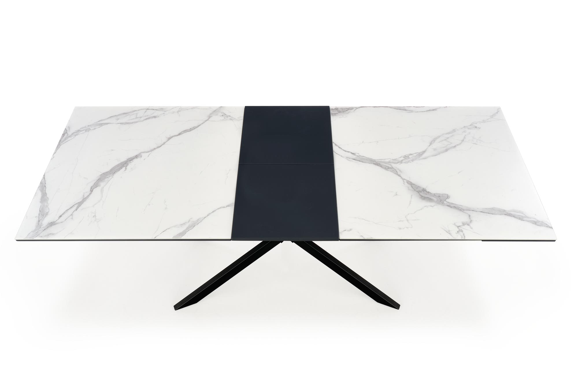 Mesa extensível DIESEL - branco mármore / preto, 160-200cm - Image 13