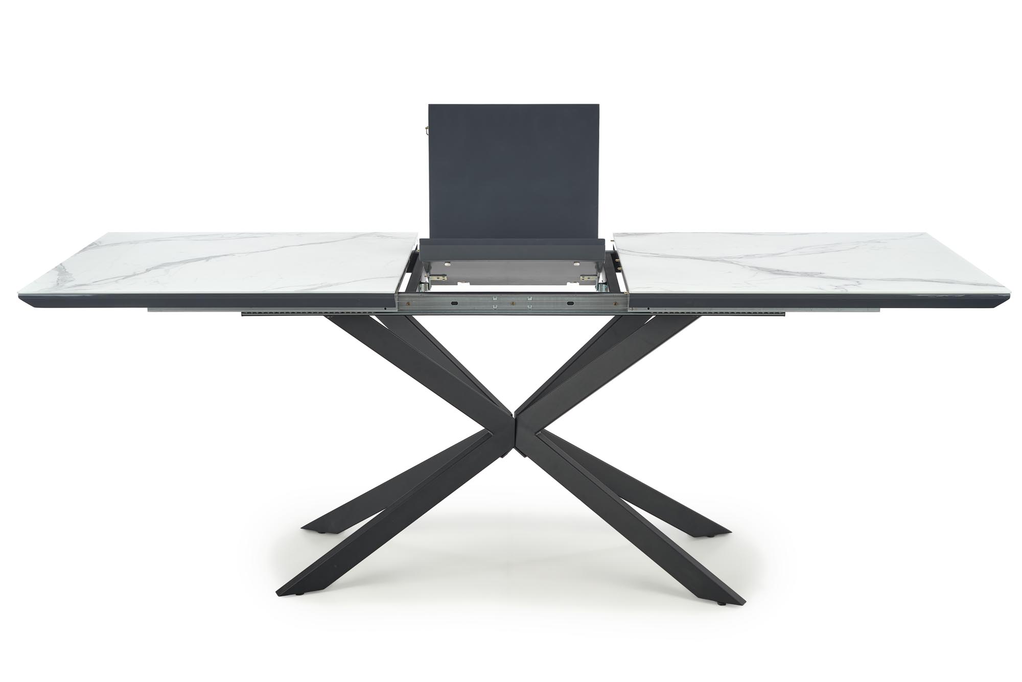 Mesa extensível DIESEL - branco mármore / preto, 160-200cm - Image 18