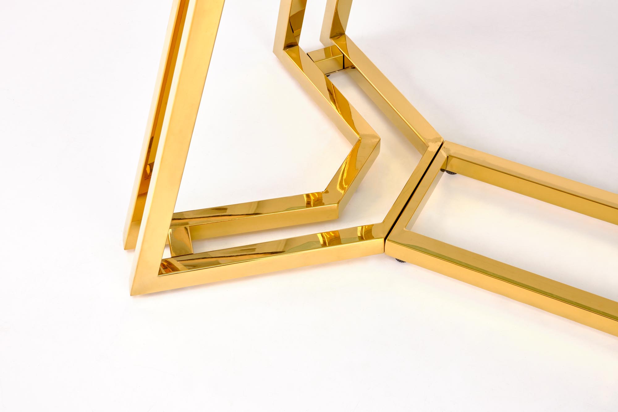 Mesa de jantar KONAMI - preto mármore / dourado, 160cm - Image 13