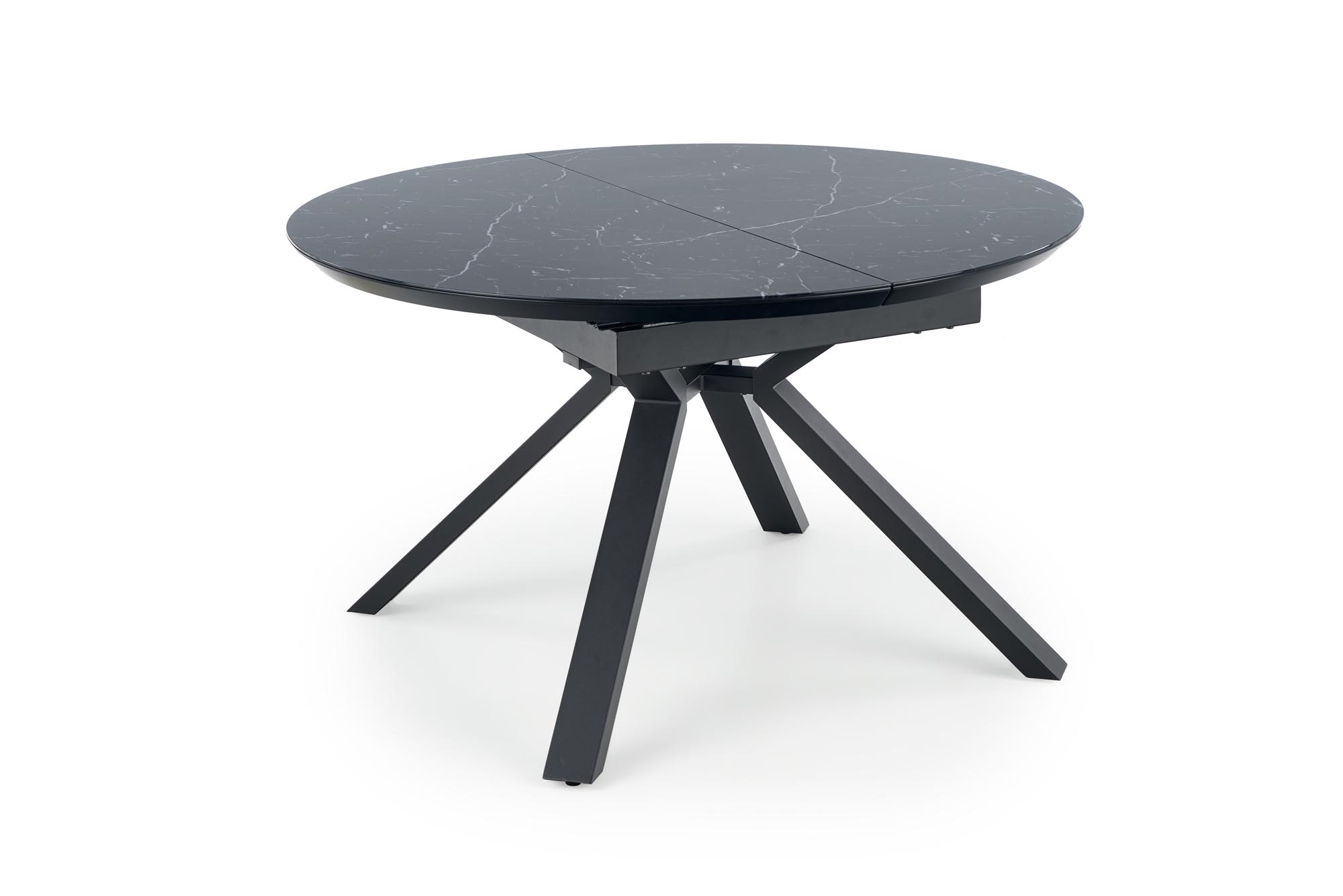 Mesa extensível VERTIGO - preto mármore / preto, 130-180cm - Image 9
