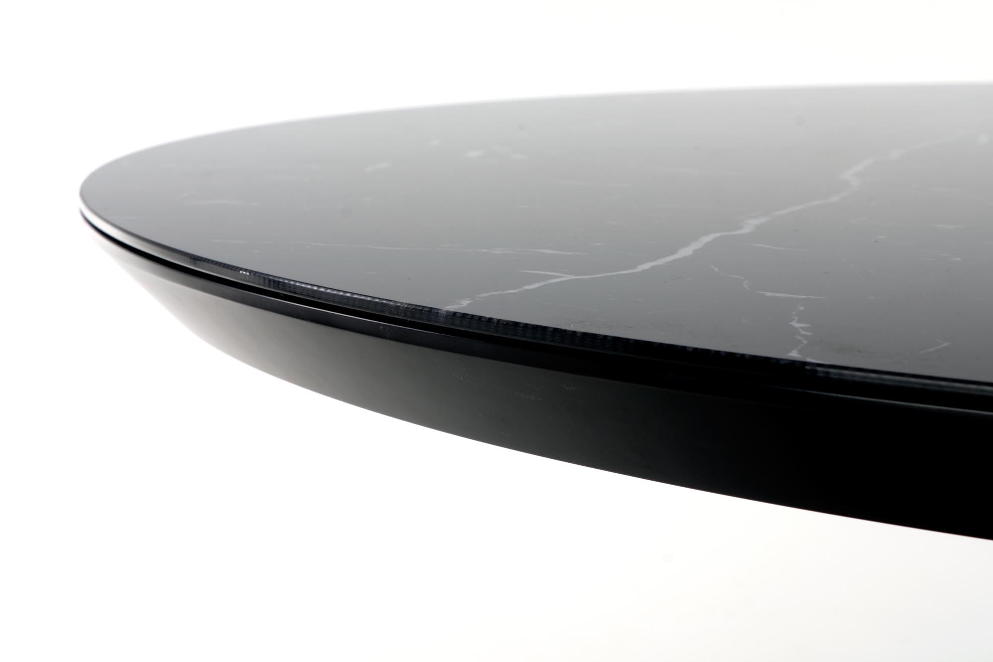 Mesa extensível VERTIGO - preto mármore / preto, 130-180cm - Image 10