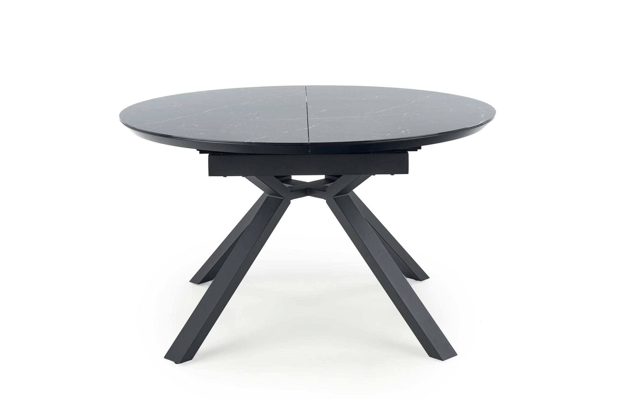 Mesa extensível VERTIGO - preto mármore / preto, 130-180cm - Image 13