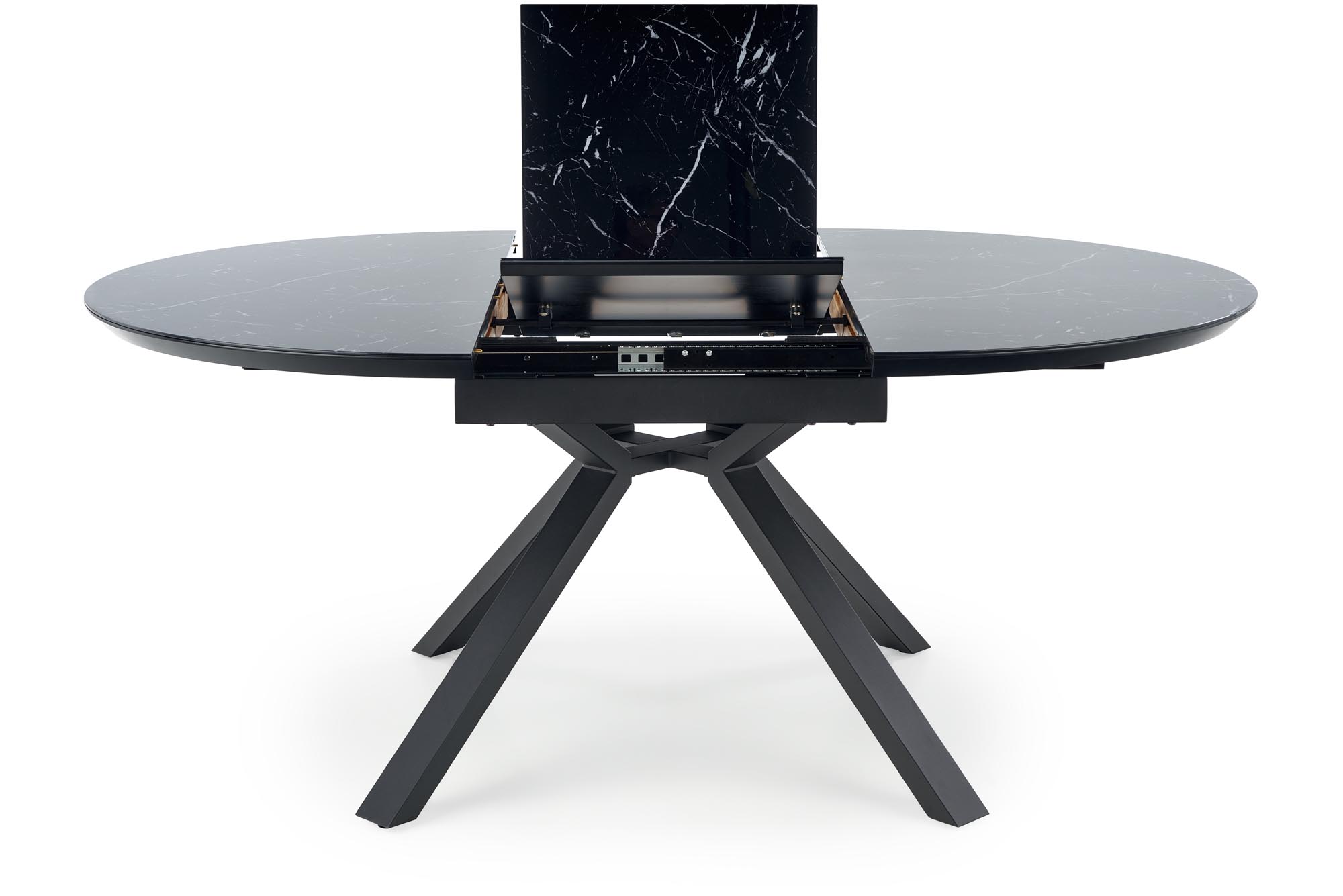 Mesa extensível VERTIGO - preto mármore / preto, 130-180cm - Image 14