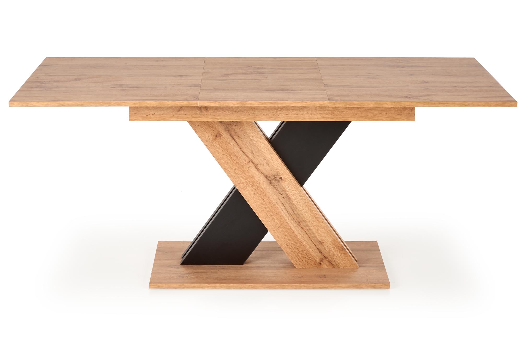 Mesa extensível XARELTO - carvalho wotan / preto, 130-175cm - Image 7