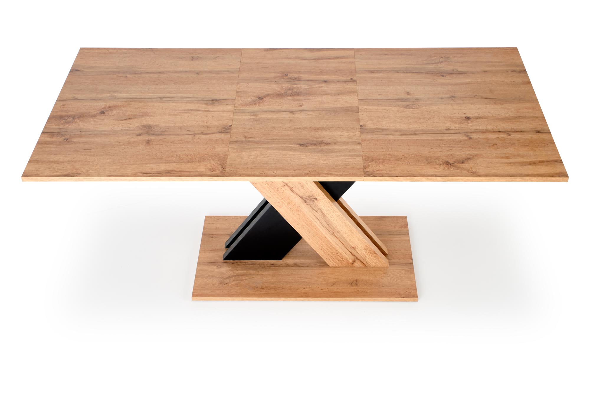 Mesa extensível XARELTO - carvalho wotan / preto, 130-175cm - Image 9