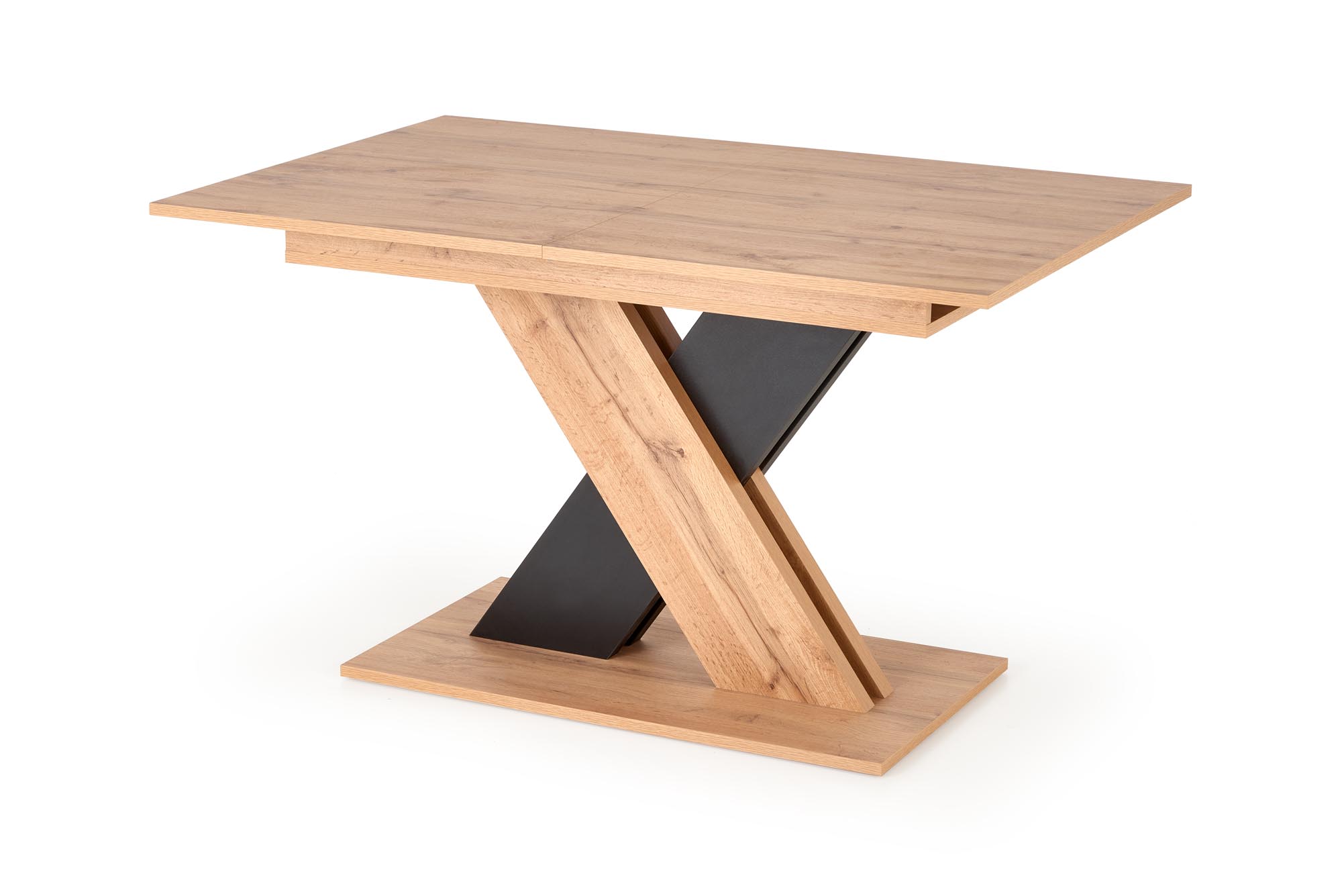 Mesa extensível XARELTO - carvalho wotan / preto, 130-175cm - Image 19