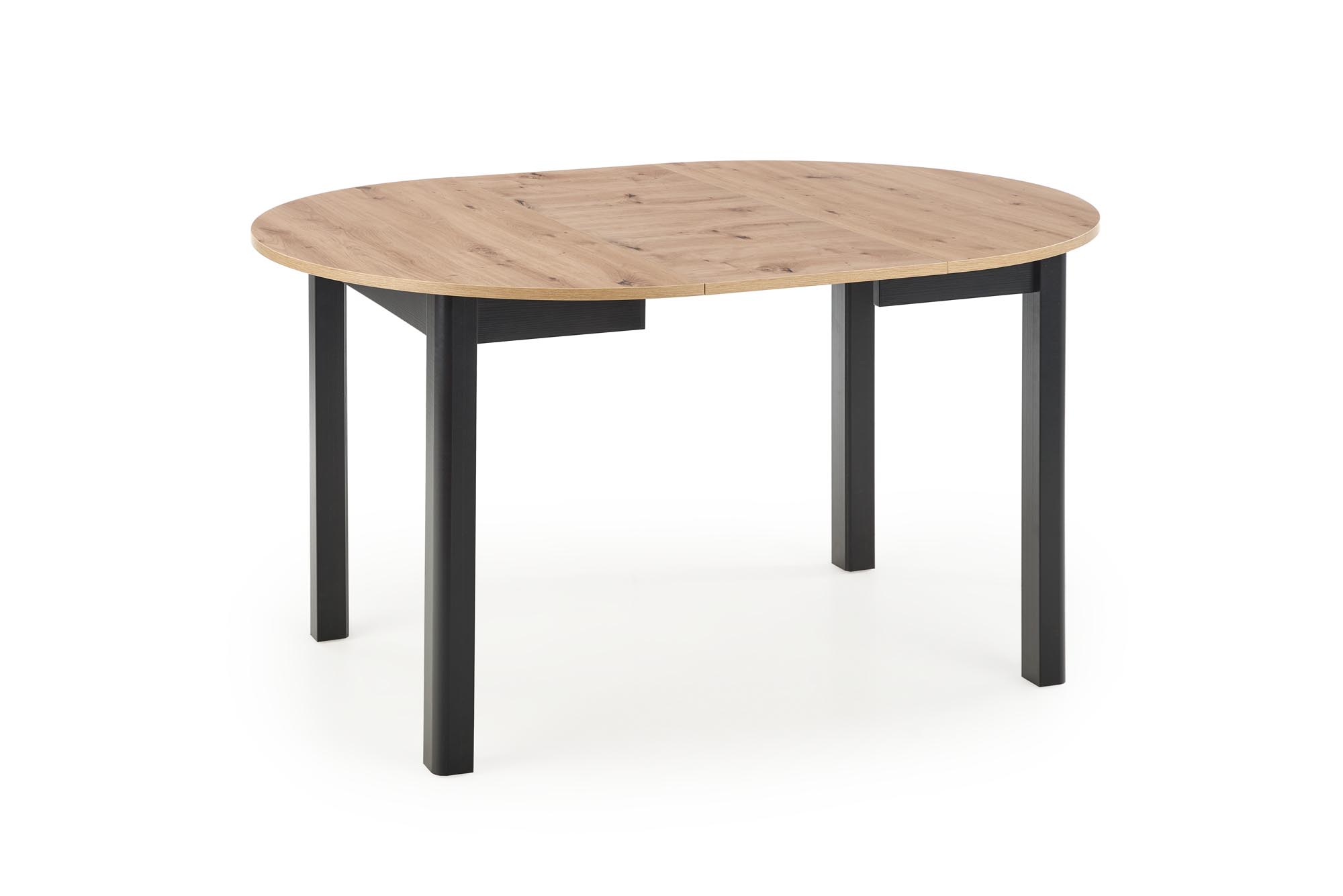 Mesa extensível RINGO - carvalho artisan / preto, 102-142cm - Image 7