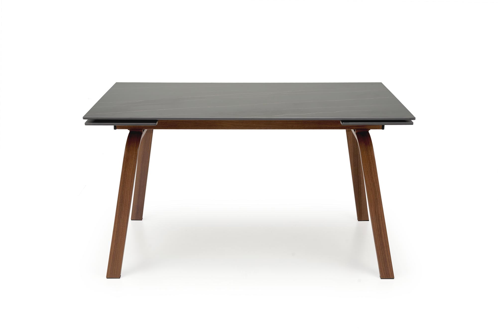 Mesa extensível LOZANO - preto mármore / nogueira, 140-200cm - Image 9