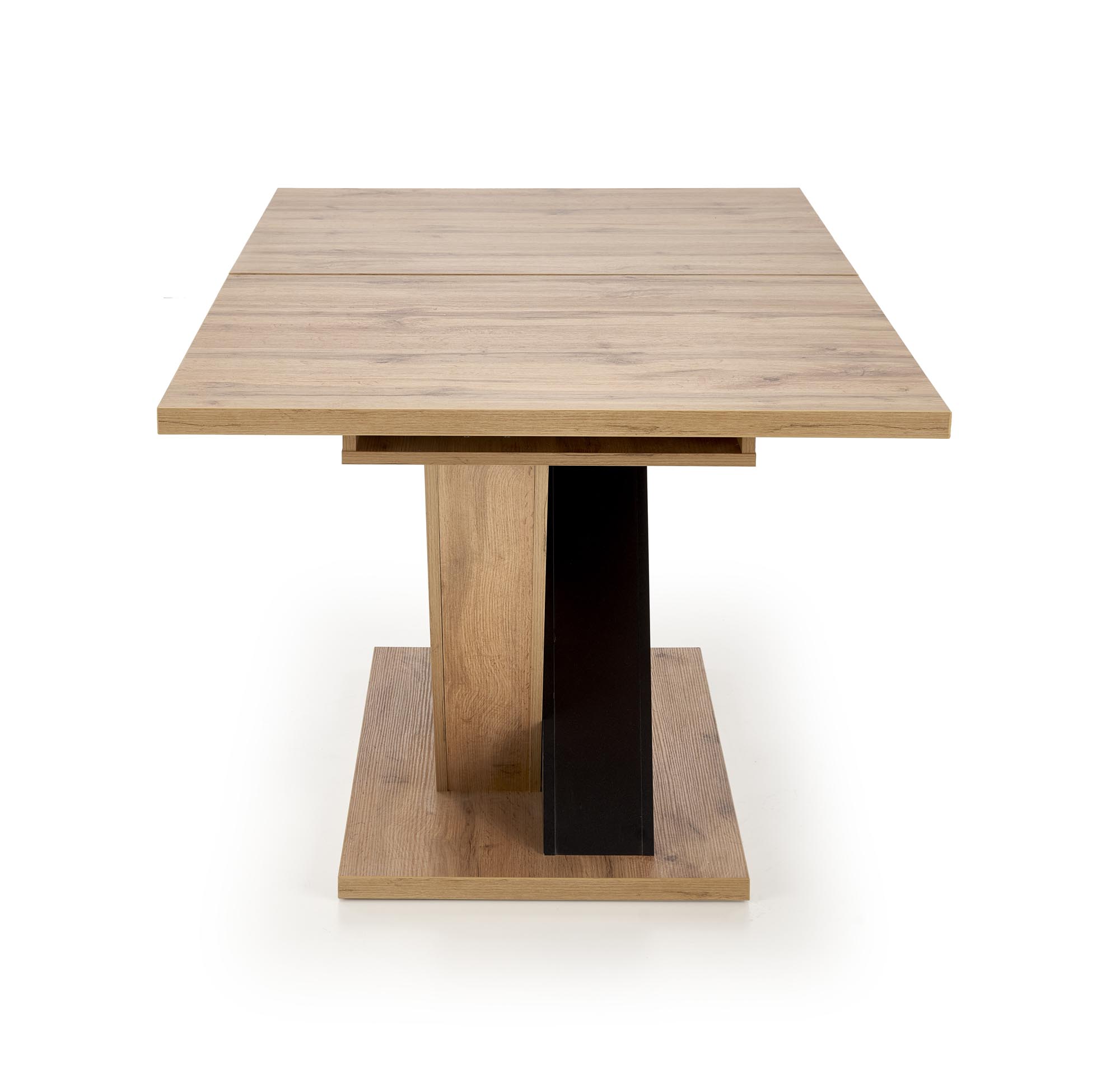 Mesa extensível BRANDON - carvalho wotan / preto, 160-200cm - Image 21