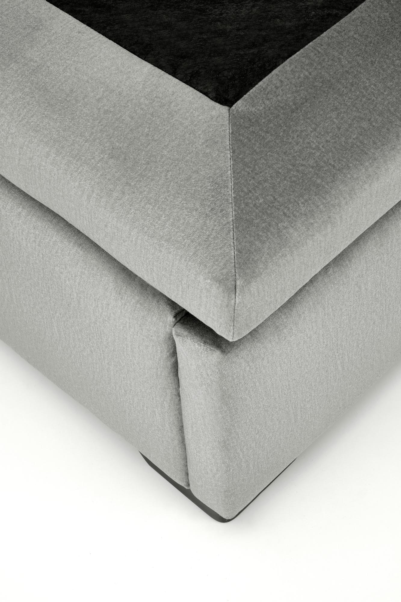 Cama estofada c/arrumação CONTINENTAL 1 - Cinzento, 160x200cm - Image 9
