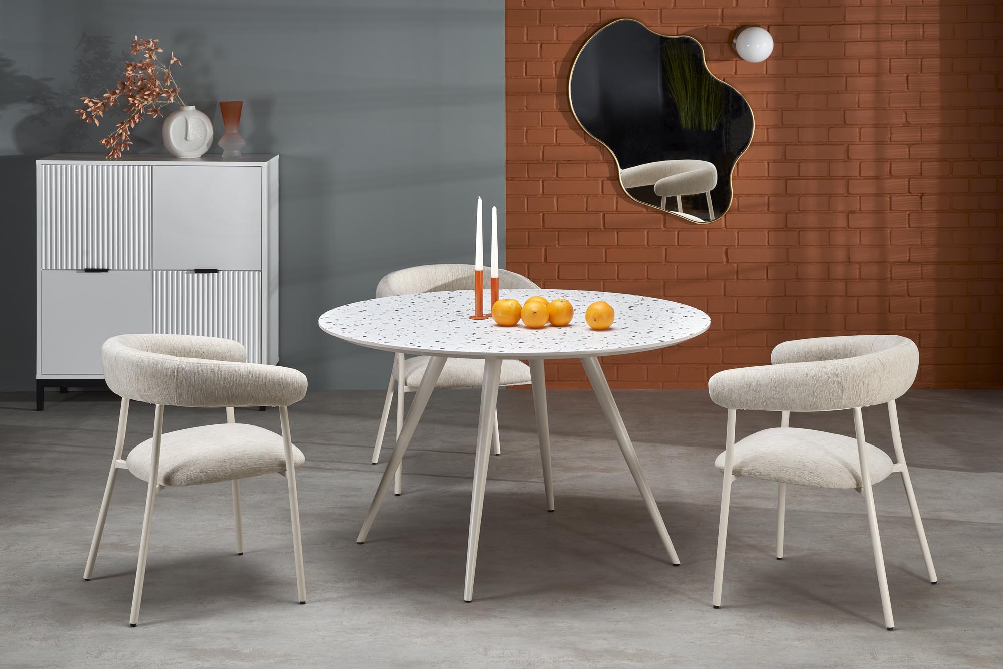 Mesa de jantar ARAMIS - lastrico / preto - Image 7