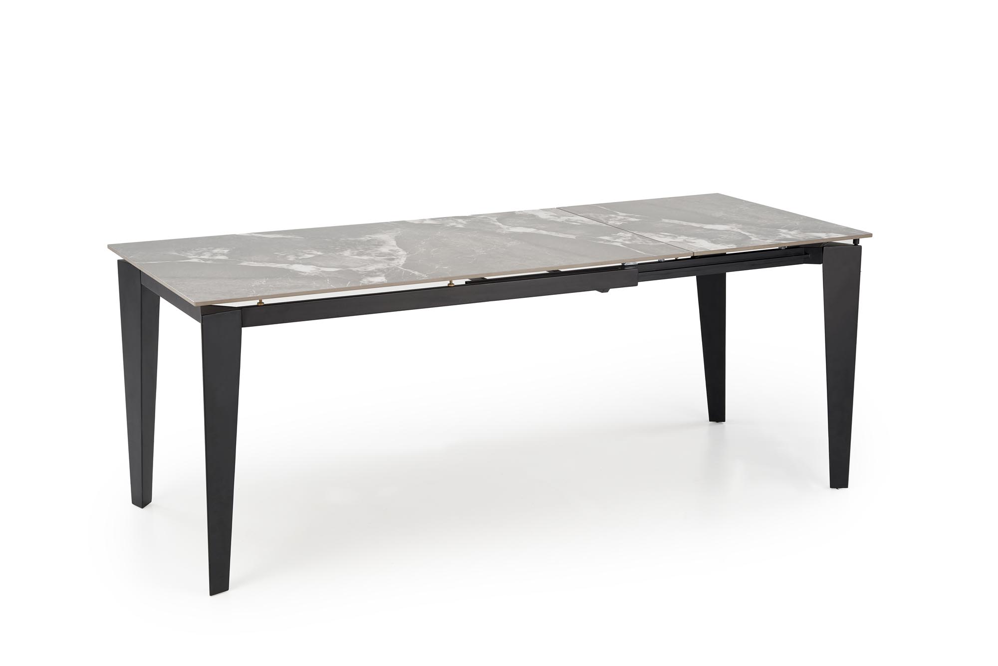 Mesa extensível FELIX- cinza mármore / preto, 141-201cm - Image 7