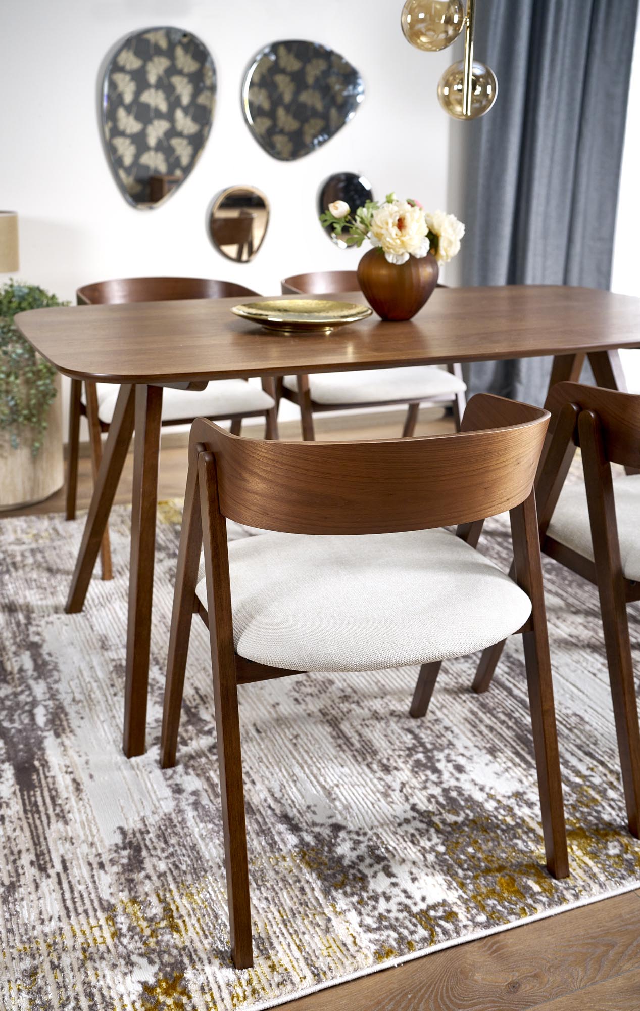 Mesa de jantar MIGUEL - nogueira / nogueira - Image 11