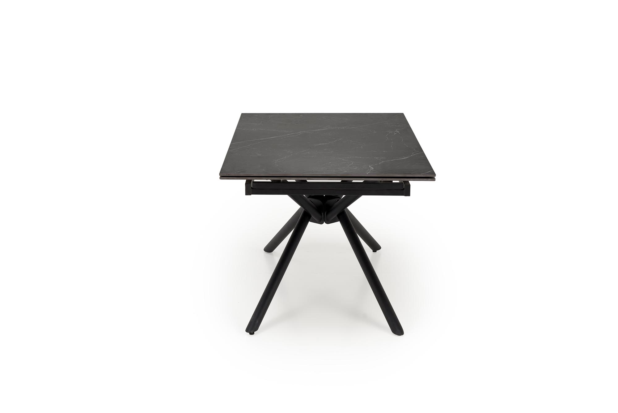 Mesa extensível VITORINO -preto mármore / preto, 160-220cm - Image 8