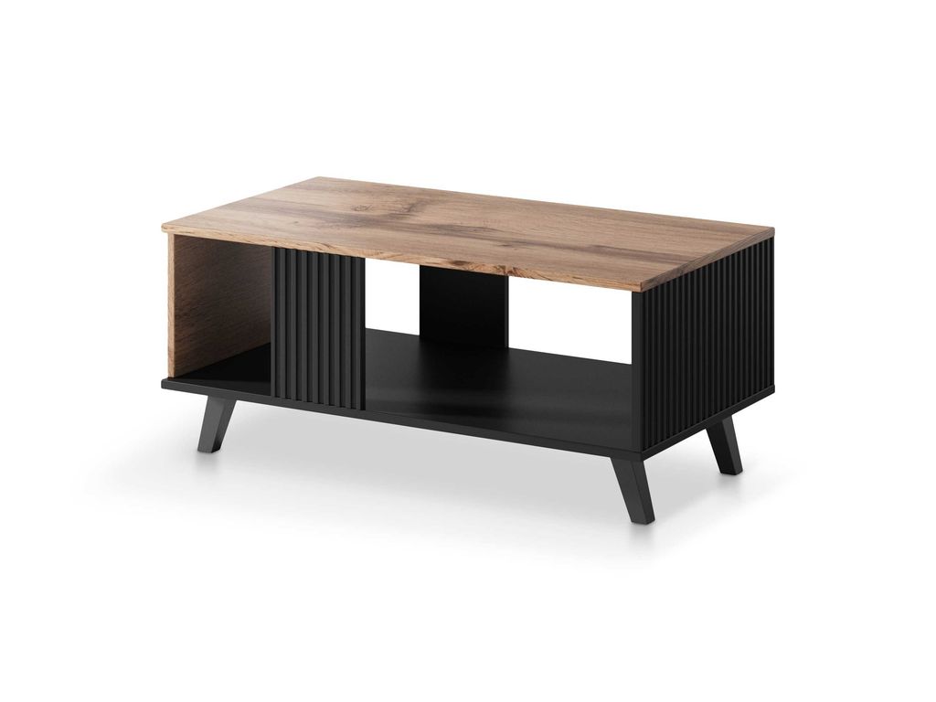 Mesa de Centro RANDOM LAW-1  carvalho wotan/preto