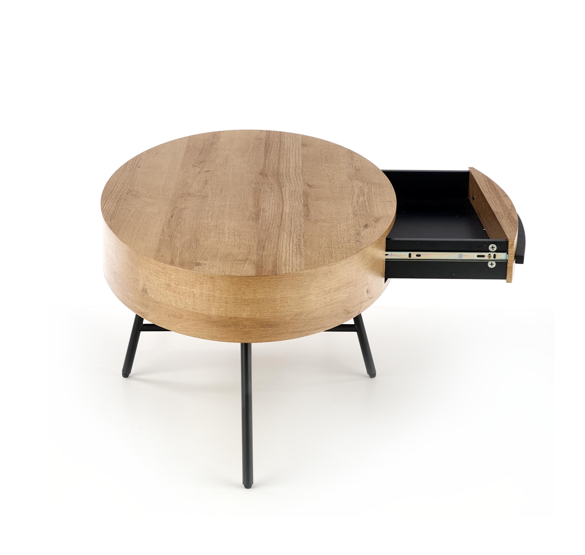 Mesa de Centro CAROLINA - carvalho dourado / preto - Image 2