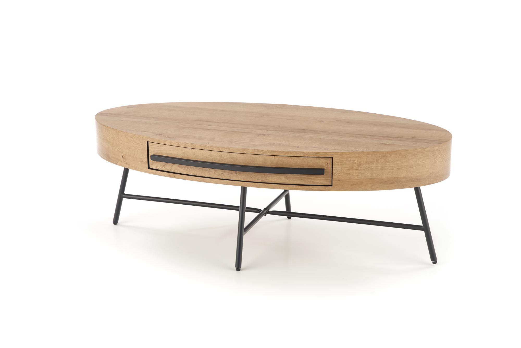 Mesa de Centro CAROLINA - carvalho dourado / preto - Image 5