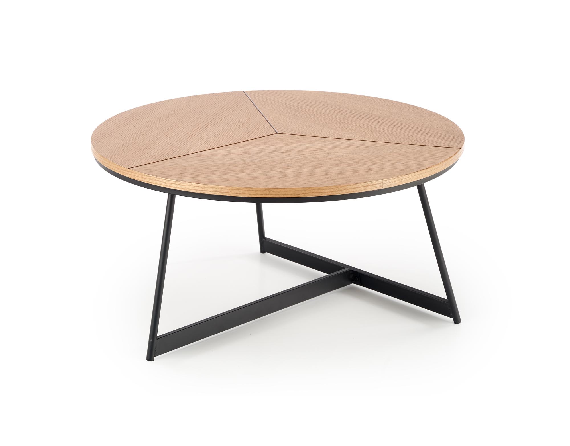 Mesa de Centro KARIDA - carvalho natural / preto - Image 5