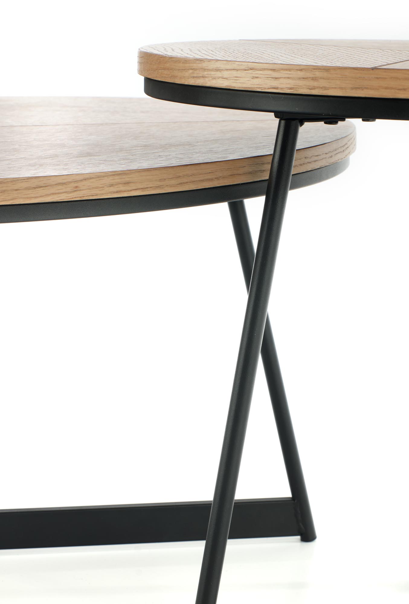 Mesa de Centro KARIDA - carvalho natural / preto - Image 7