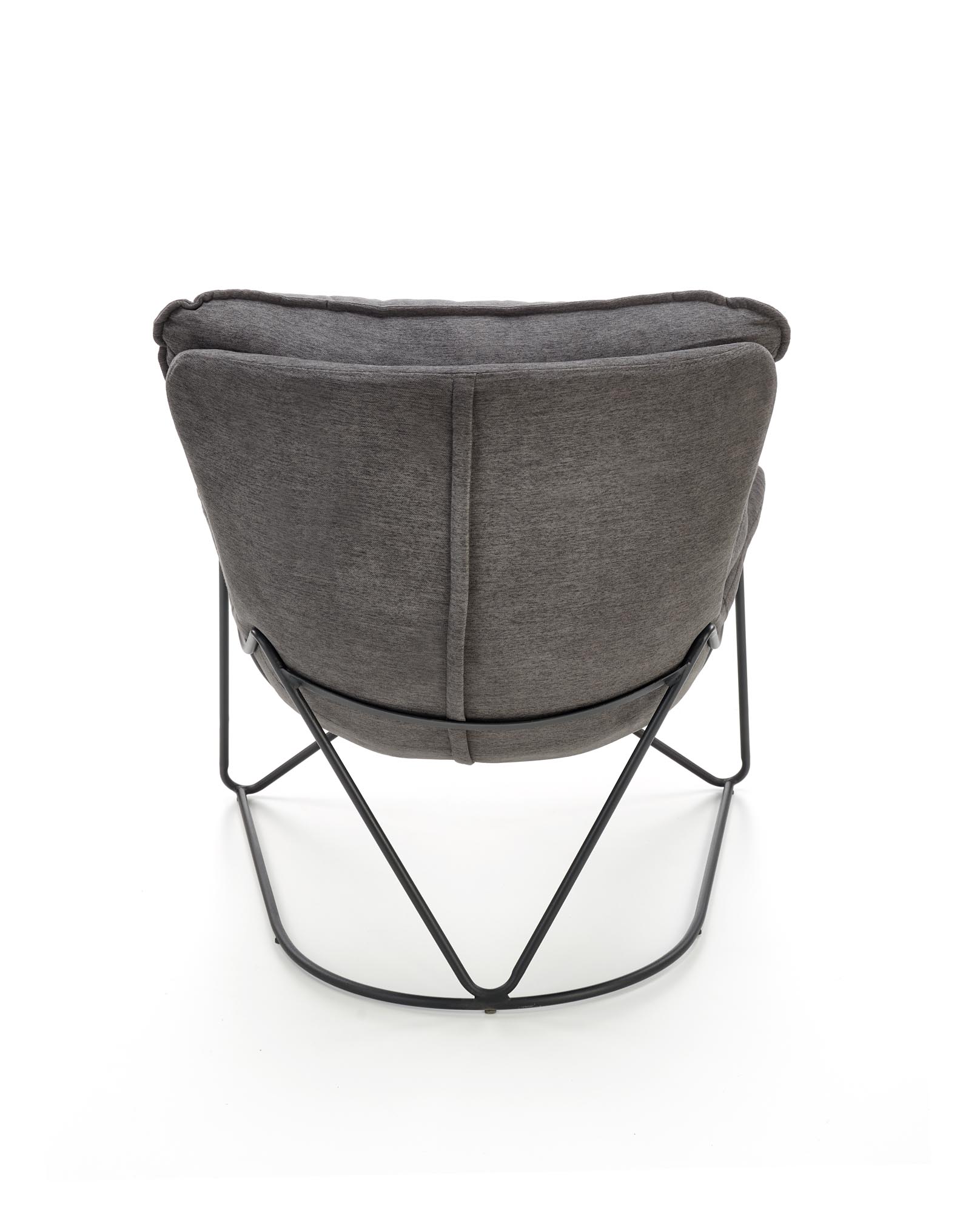 Poltrona VOLKER - cinza escuro/ preto - Image 4