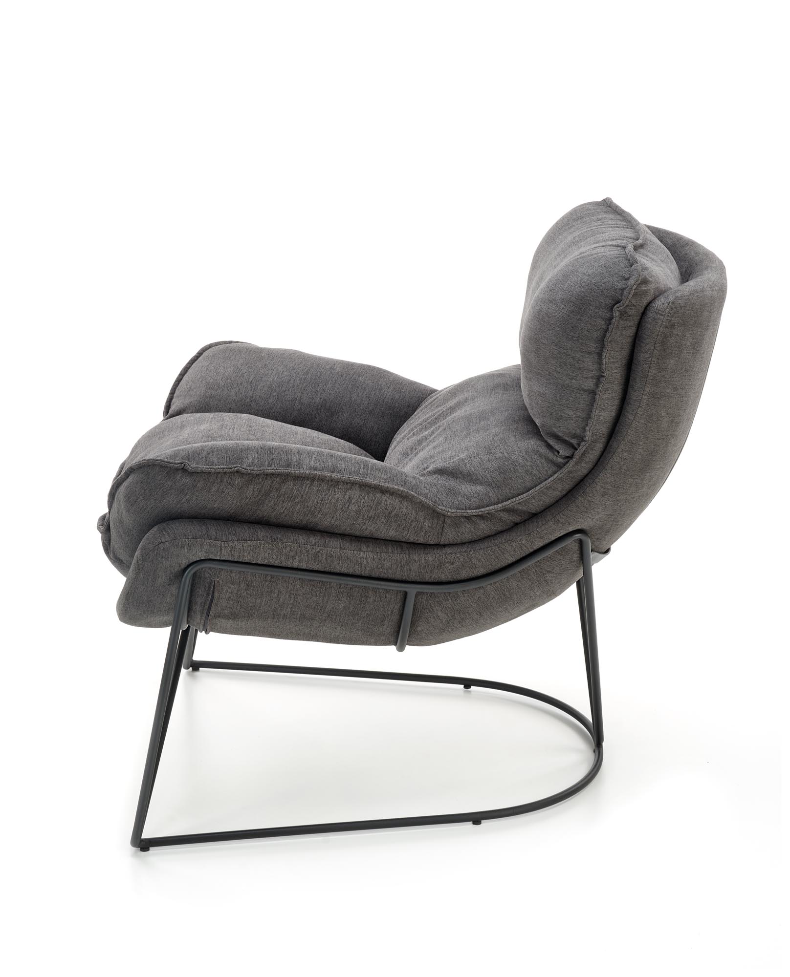 Poltrona VOLKER - cinza escuro/ preto - Image 6