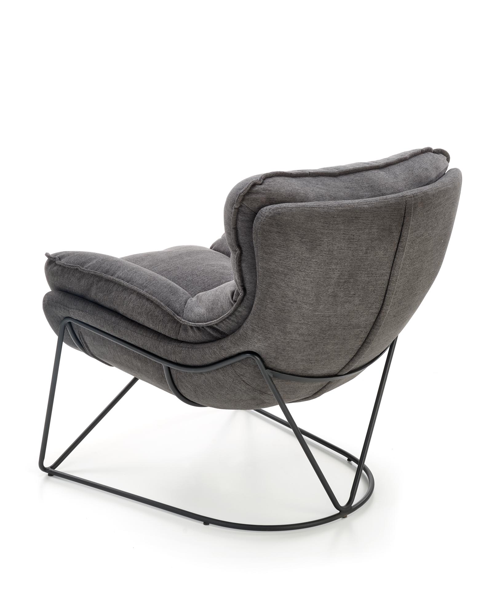 Poltrona VOLKER - cinza escuro/ preto - Image 7