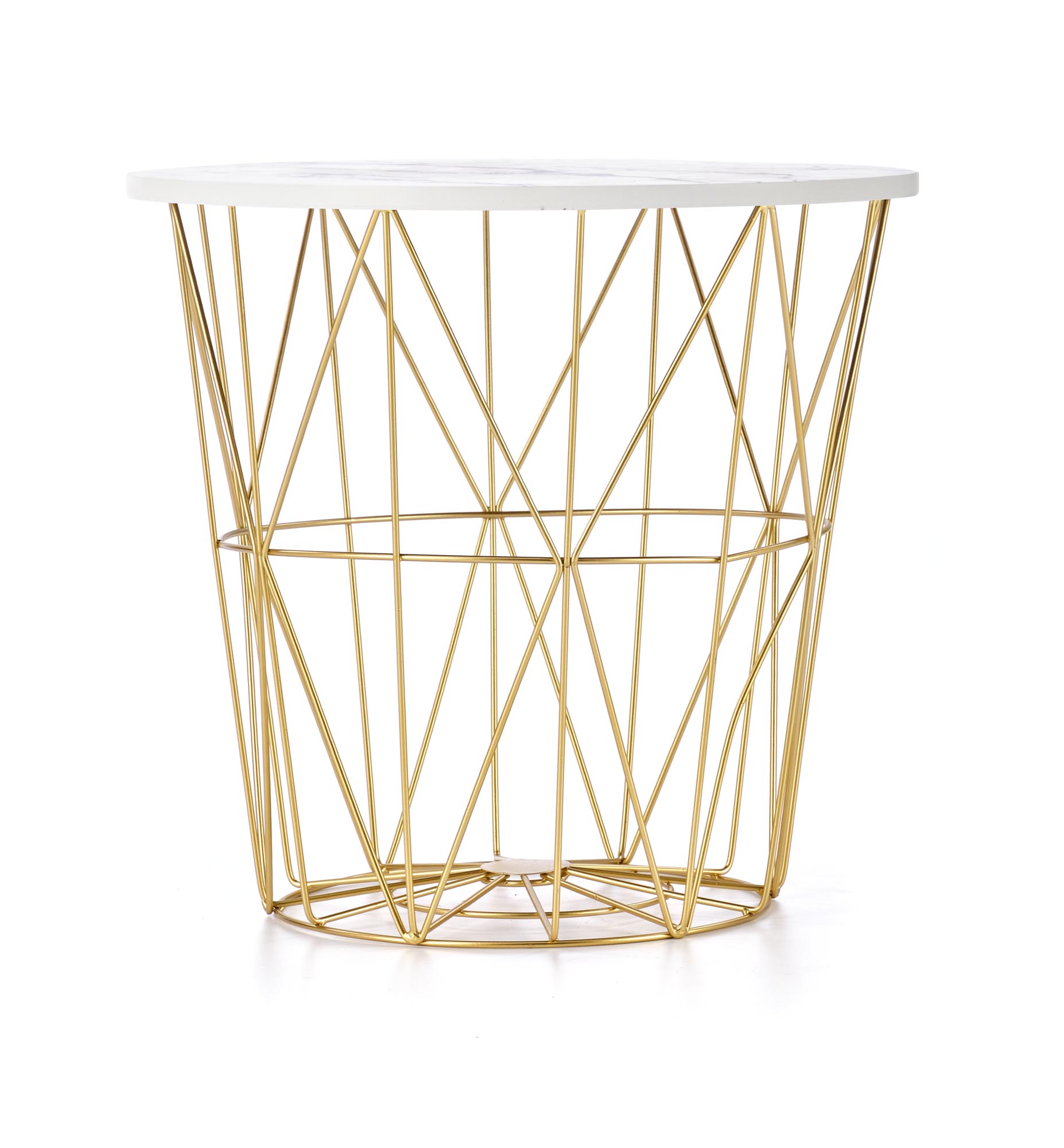 Mesa de Centro HARISSA_G - dourado / branco mármore - Image 6