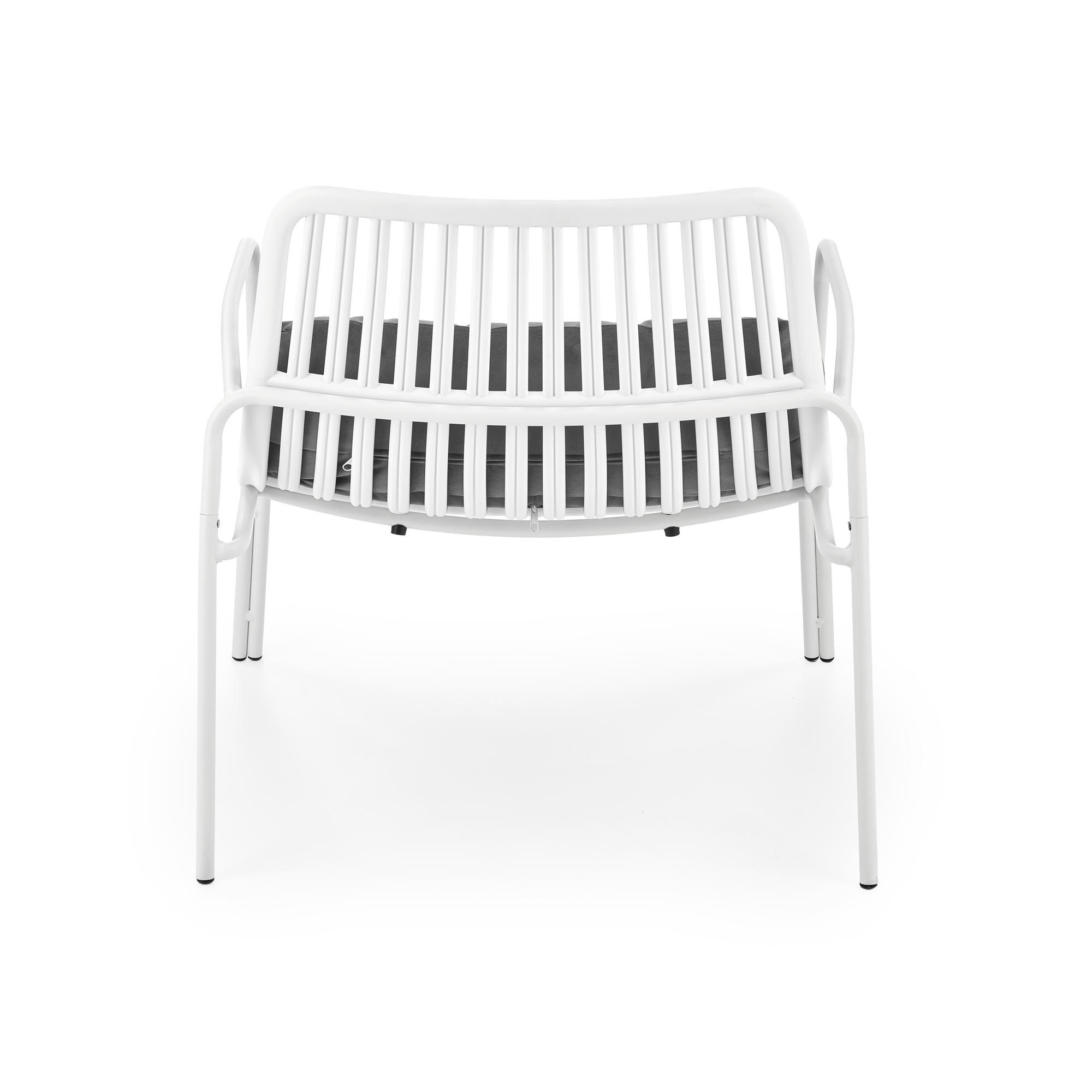Poltrona MELBY , branco / cinza - Image 3