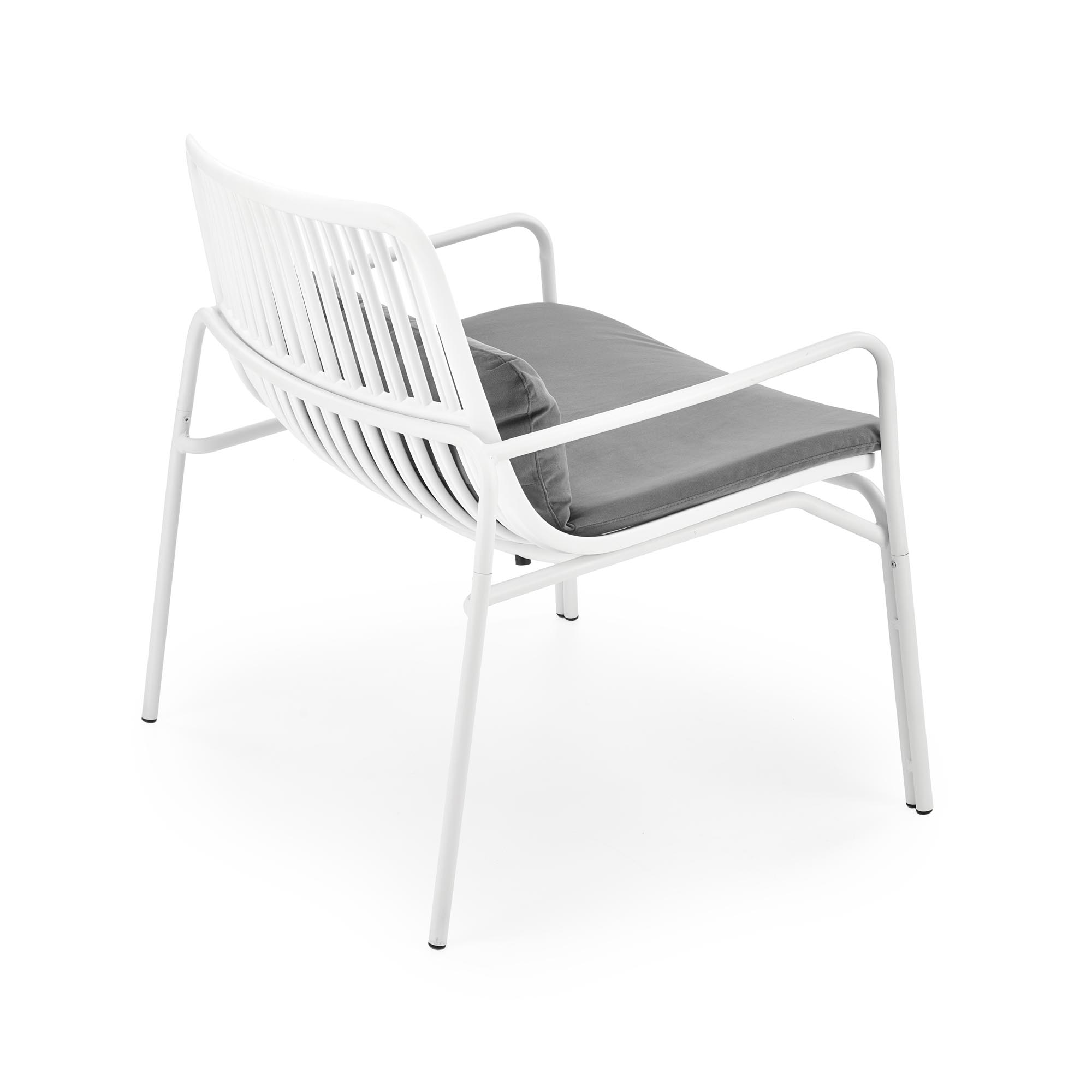 Poltrona MELBY , branco / cinza - Image 7