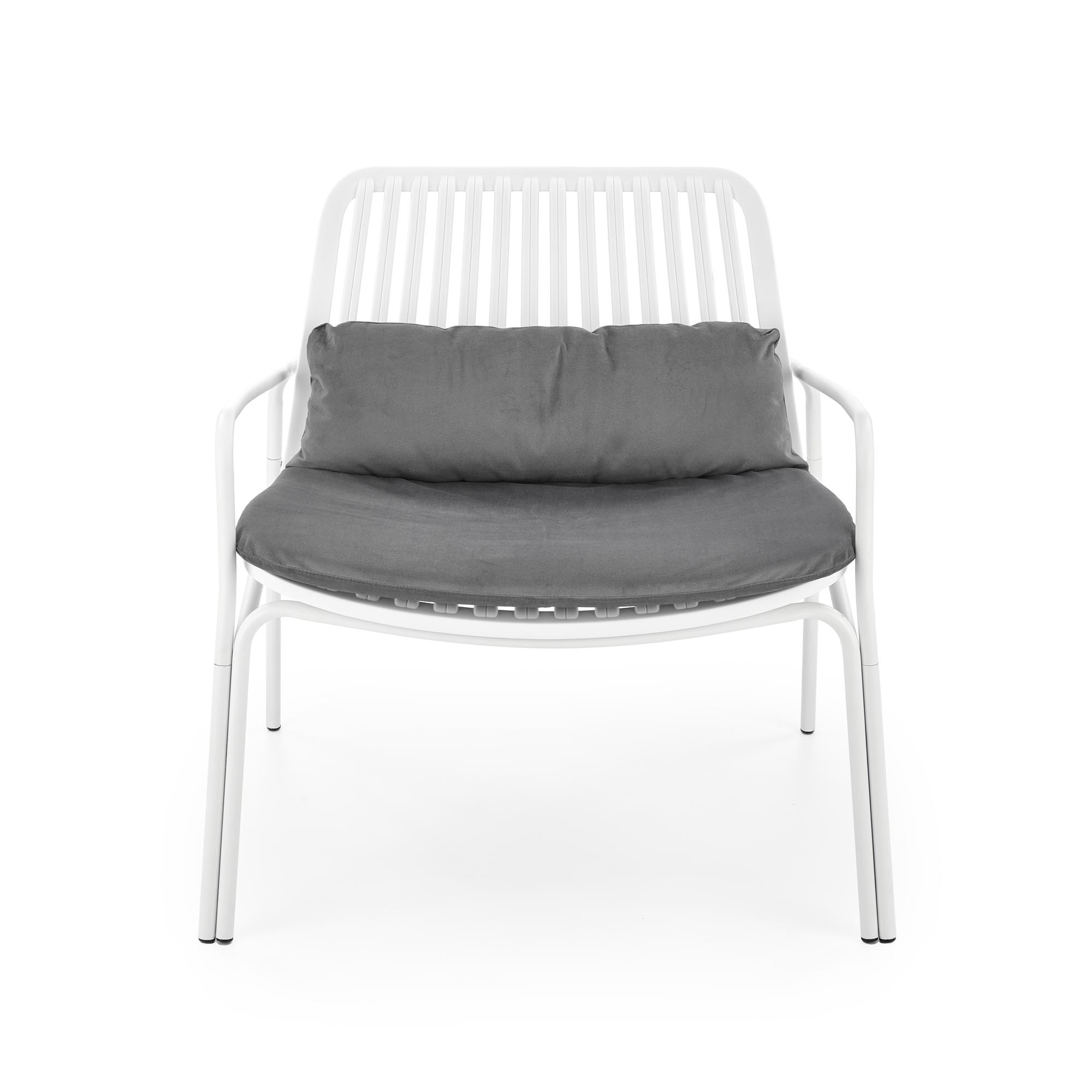 Poltrona MELBY , branco / cinza - Image 11
