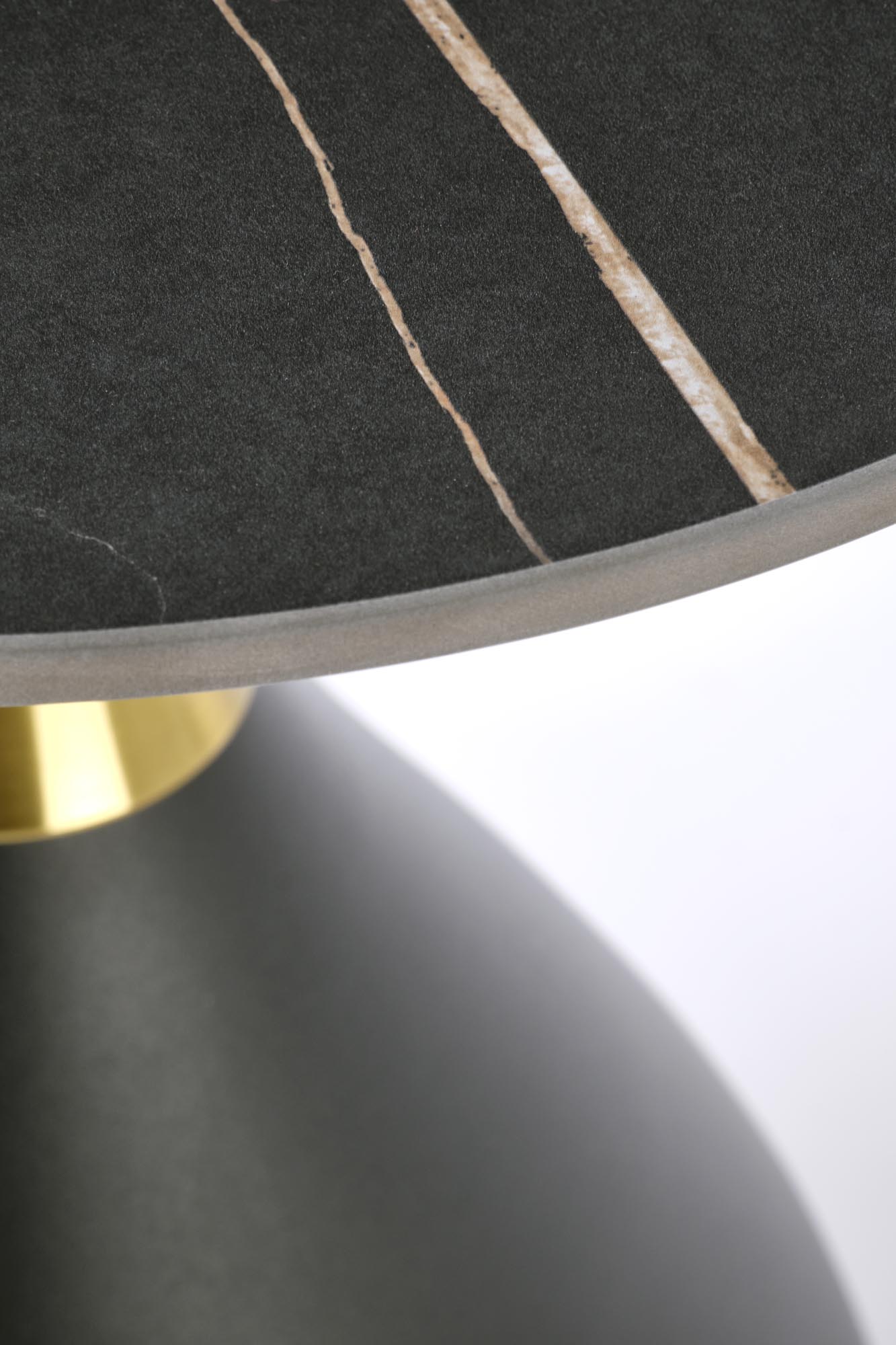 Mesa de Centro SCALITA - preto mármore / preto / dourado - Image 4