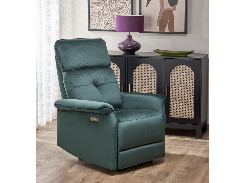 Poltrona SEMIR - verde escuro