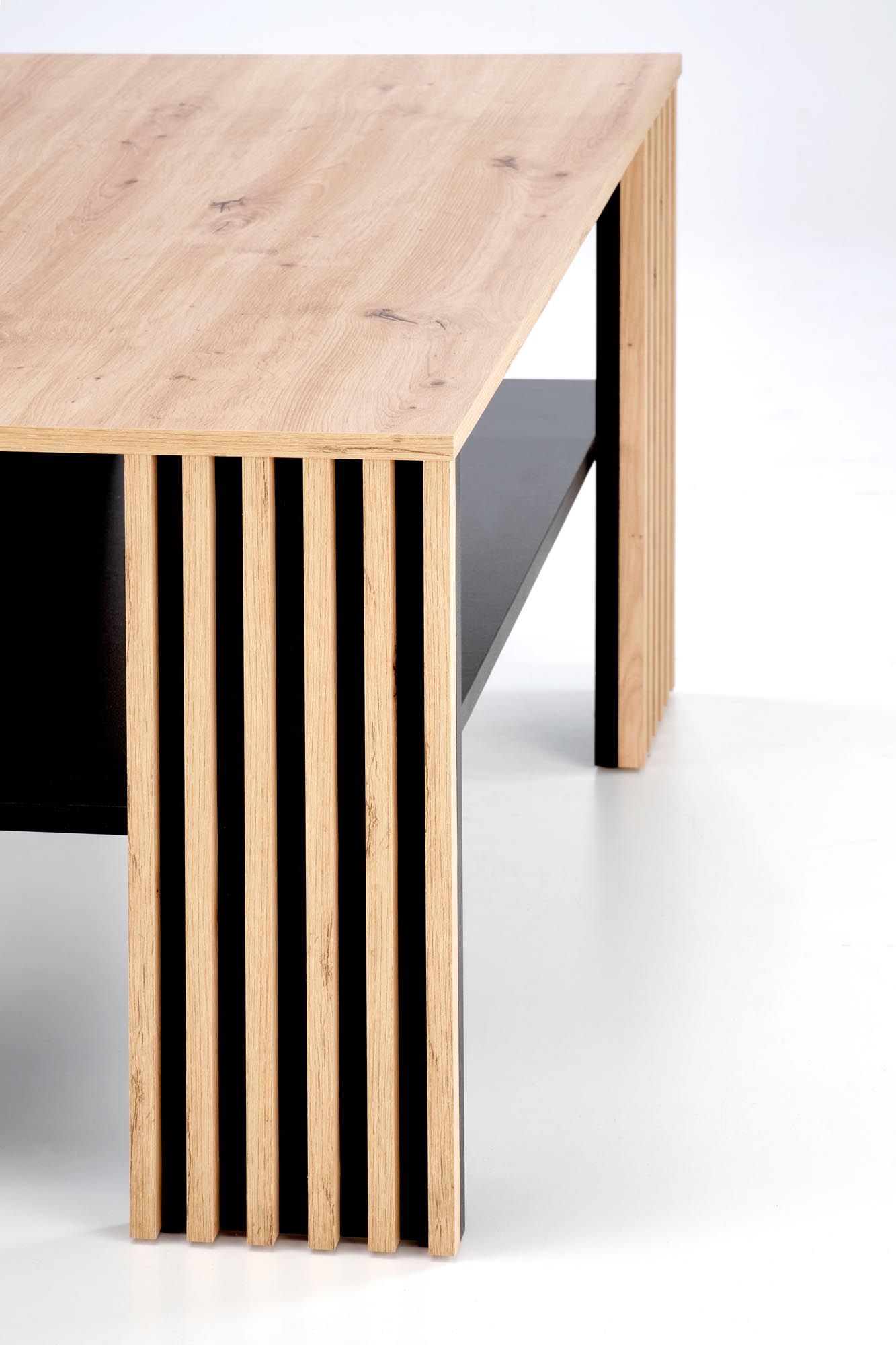 Mesa de Centro FEMINA - carvalho artisan / preto - Image 7