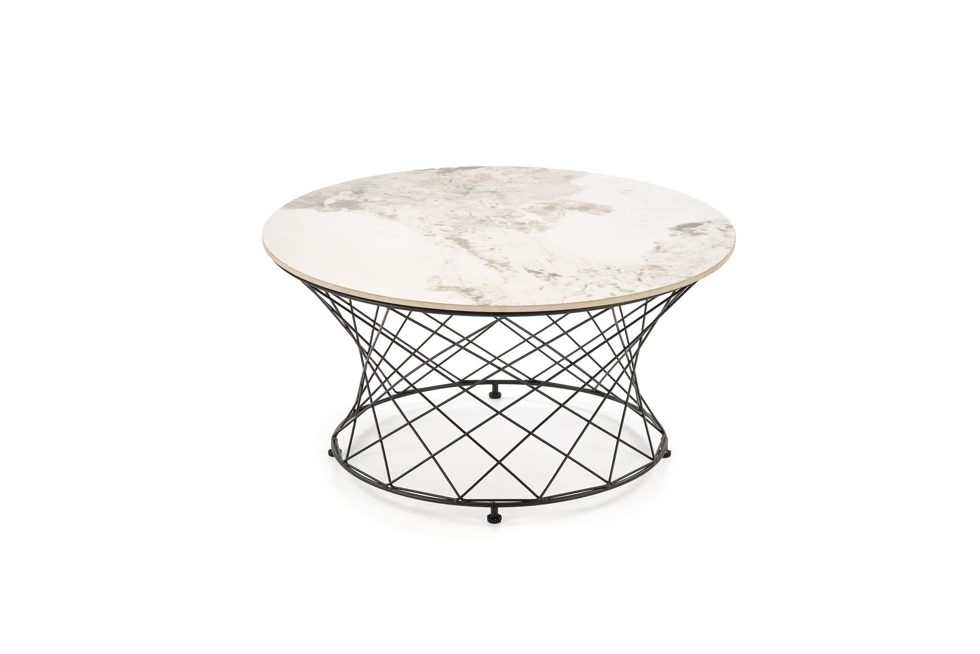 Mesa de Centro ALESSIA - mármore bege/preto - Image 4