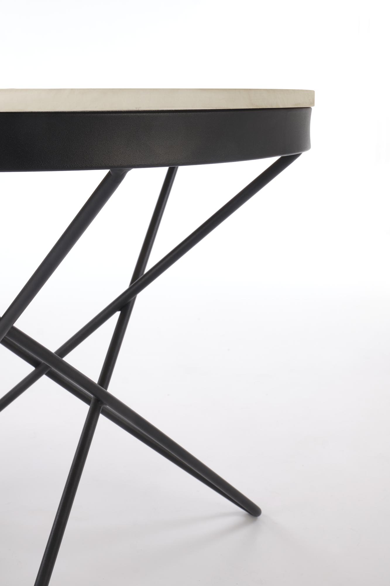 Mesa de Centro LEILA 2 - branco mármore / preto - Image 3