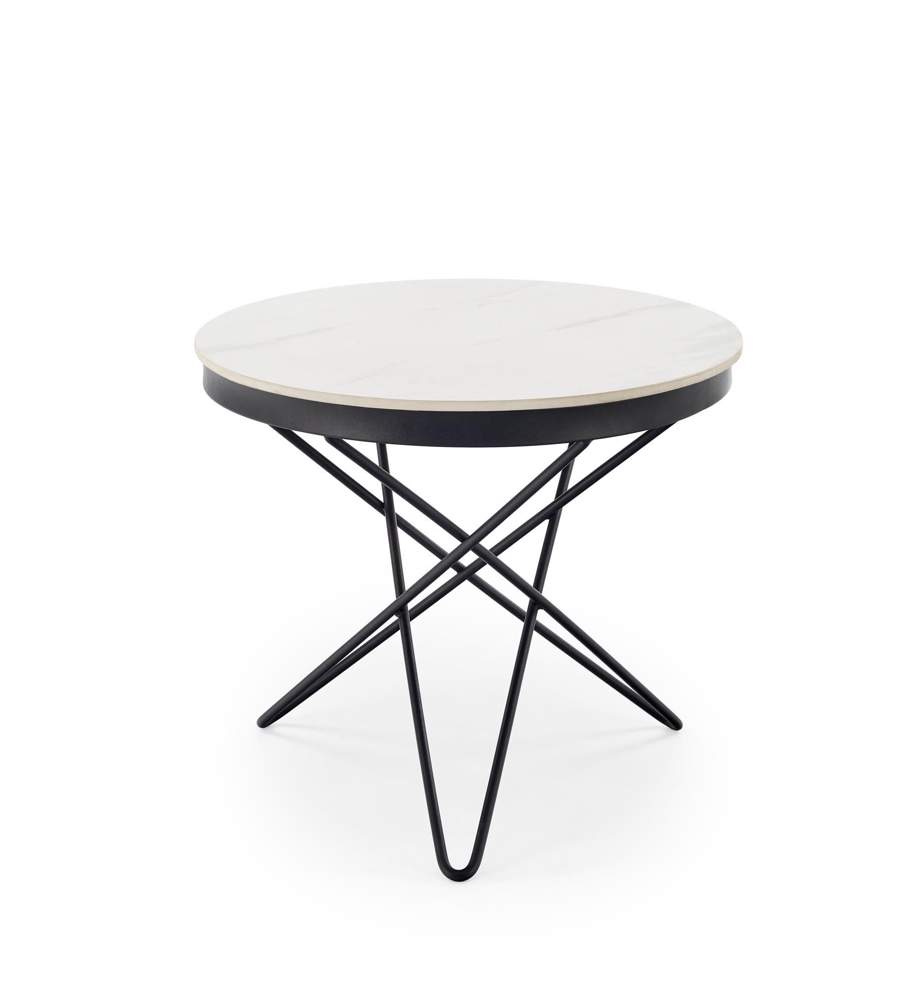 Mesa de Centro LEILA 2 - branco mármore / preto - Image 5