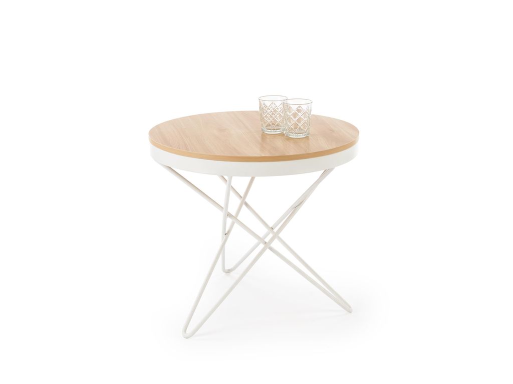 Mesa de Centro LEILA - natural / branco
