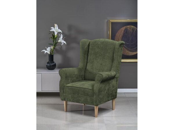 Poltrona HERMES - verde oliva