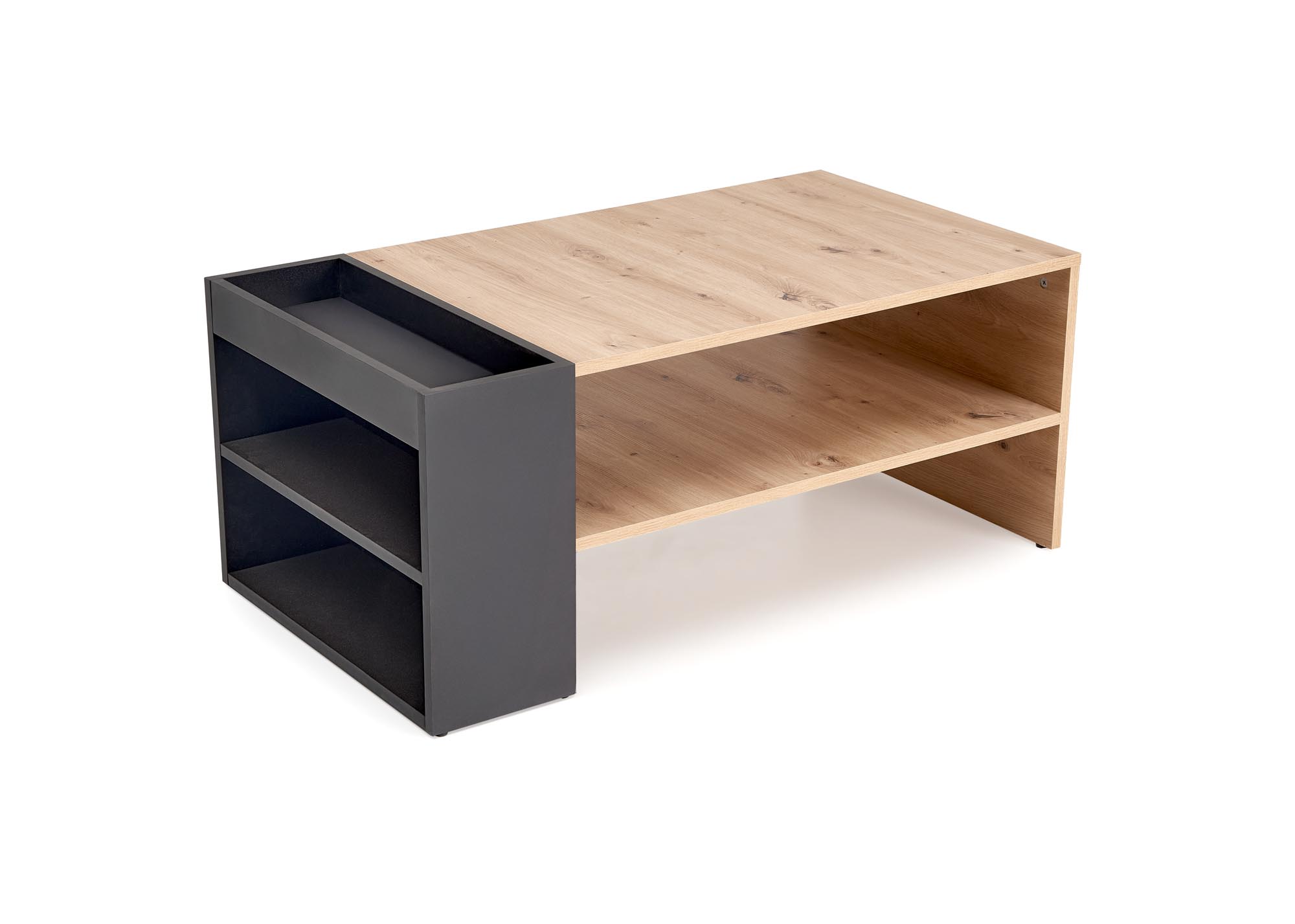 Mesa de Centro MURCIA - carvalho artisan / preto - Image 2
