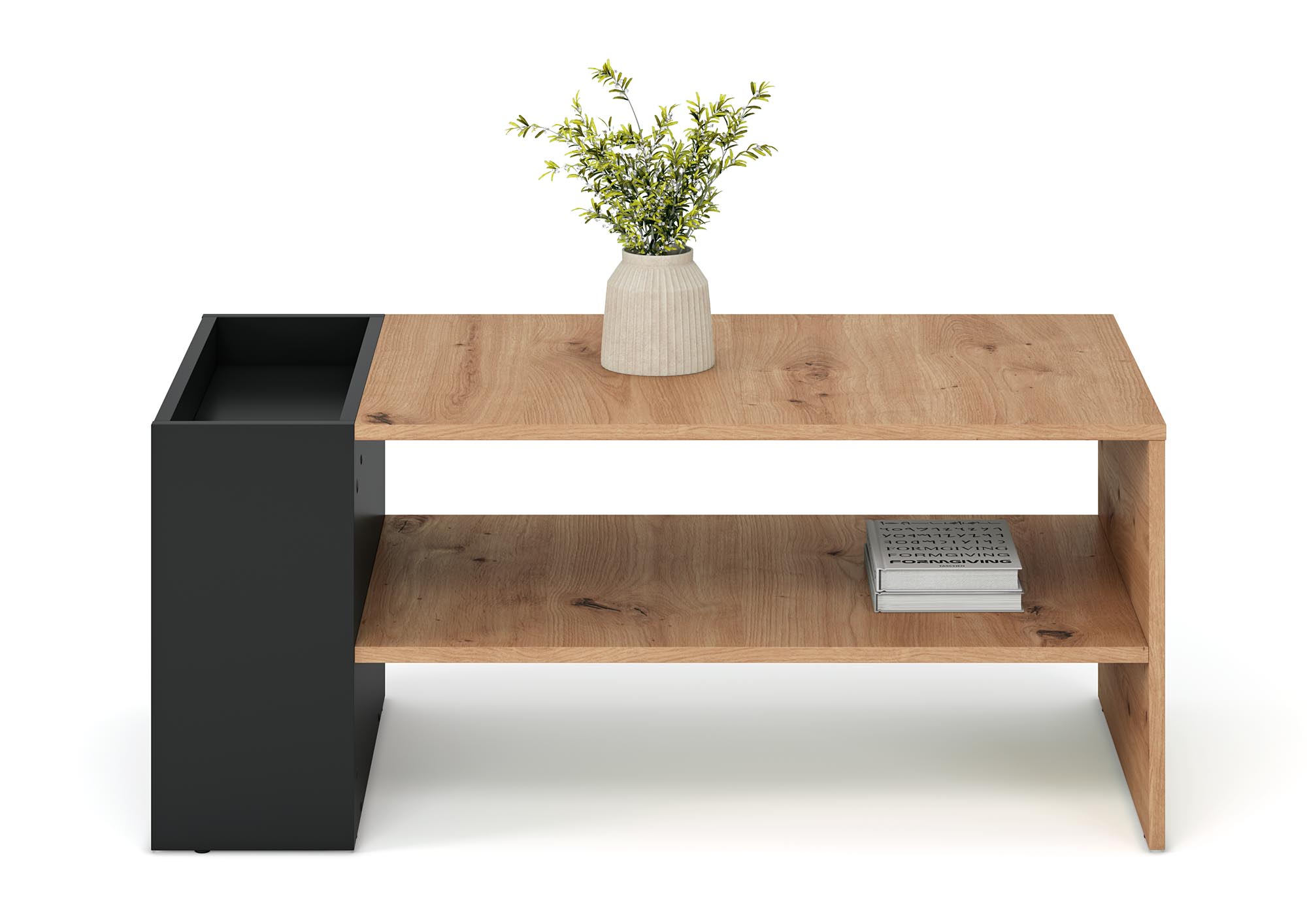 Mesa de Centro MURCIA - carvalho artisan / preto - Image 5