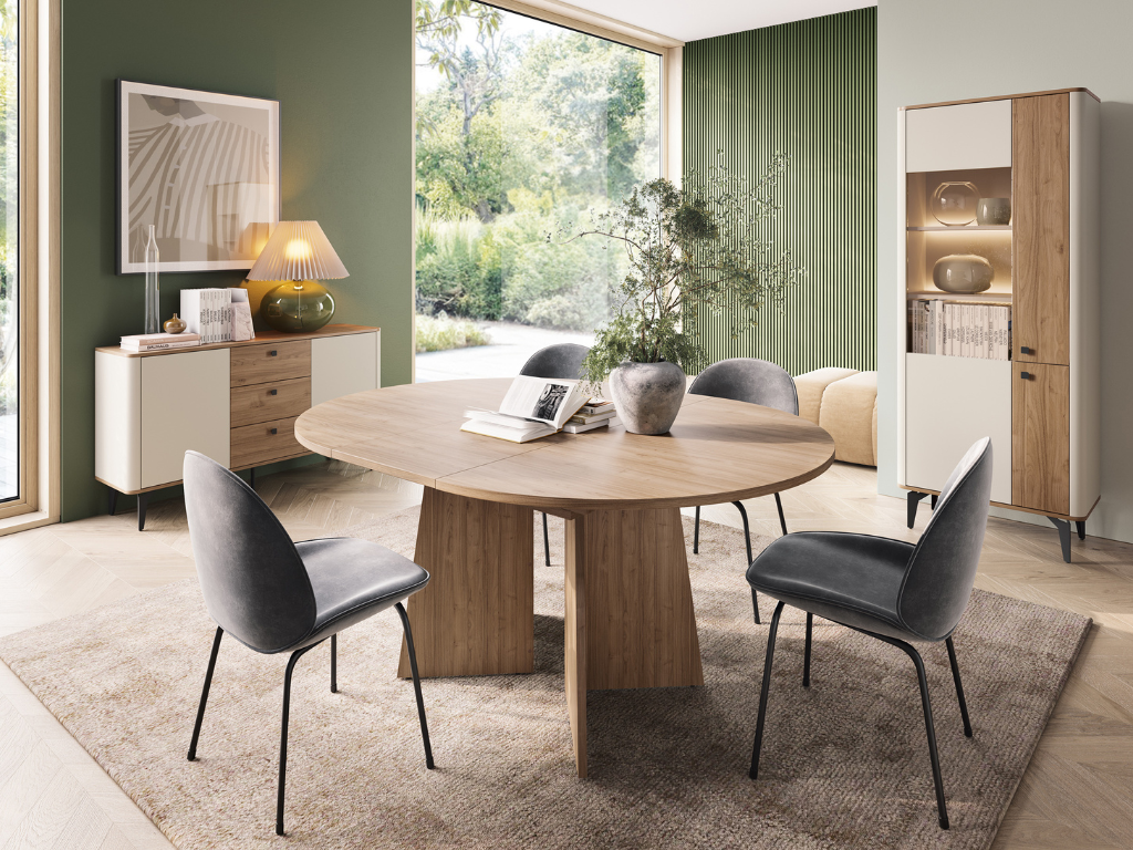Mesa de Jantar extensível AURIANE - 120 a 160cm - Image 7